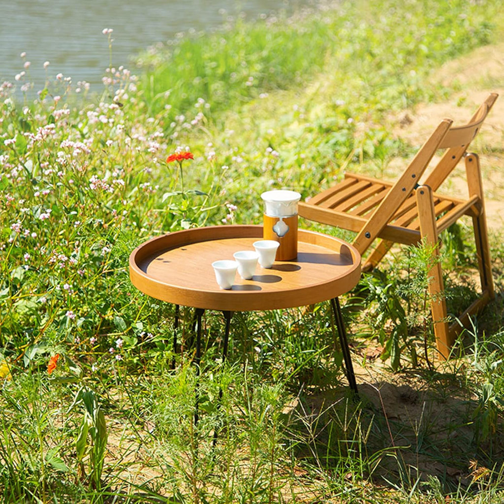 Bamboo Folding Tea  Table